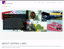 Tablet Screenshot of centrallabel.com.sg